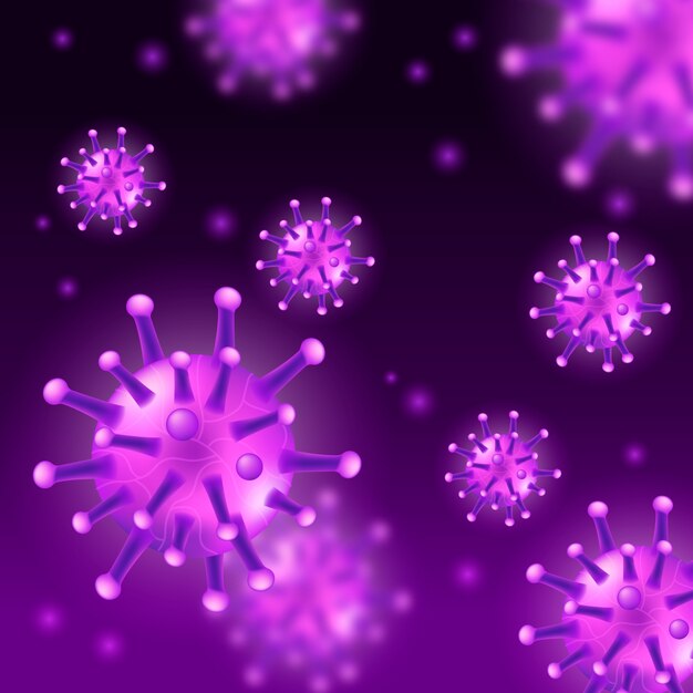 Coronavirus illustration concept