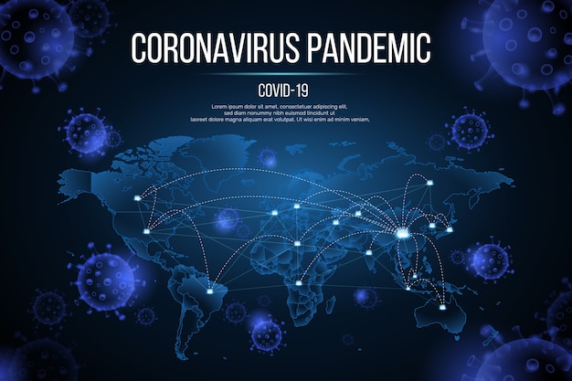 コロナウイルスのパンデミックの概念