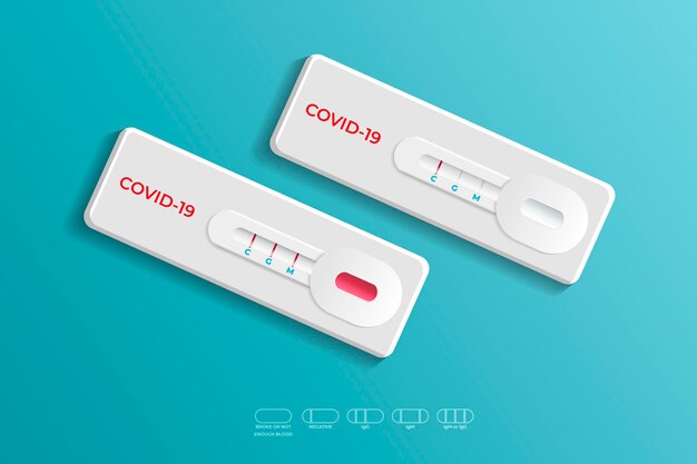 Coronavirus rapid test concept