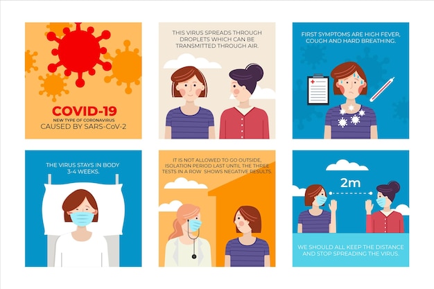 Coronavirus terminology infographic