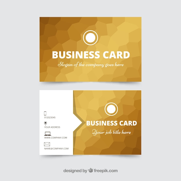 Free vector corporate abstract card