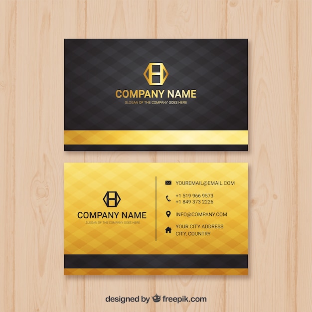 Free vector corporate abstract card