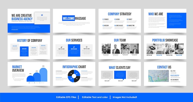 Corporate agency and  business agency powerpoint template
