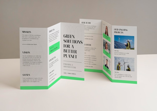 Corporate brochure design template