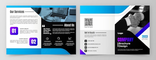 Corporate brochure template design