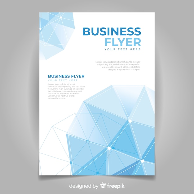 Free vector corporate brochure template