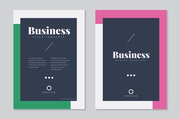 Corporate brochure templates