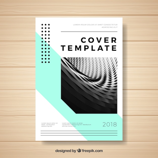 Free vector corporate brochures template