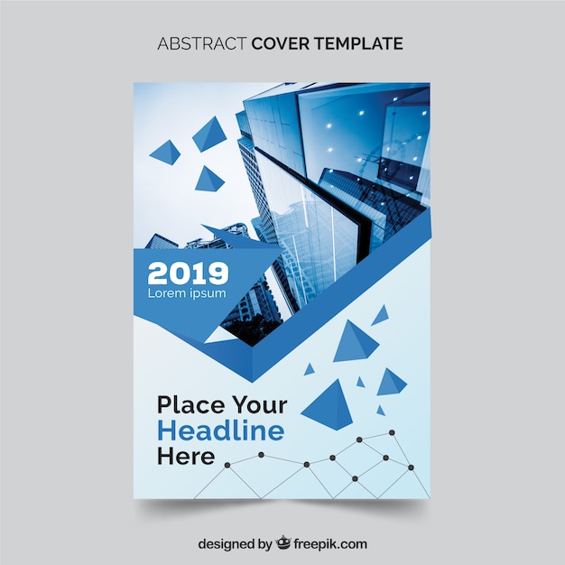 Free vector corporate brochures template