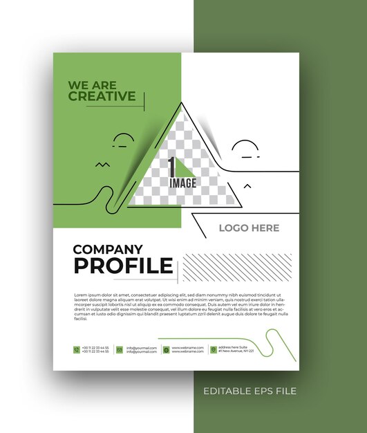 Corporate Business A4 Flyer Poster Brochure Design Template