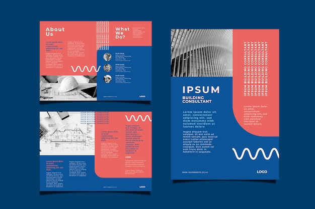 Corporate business brochure concept