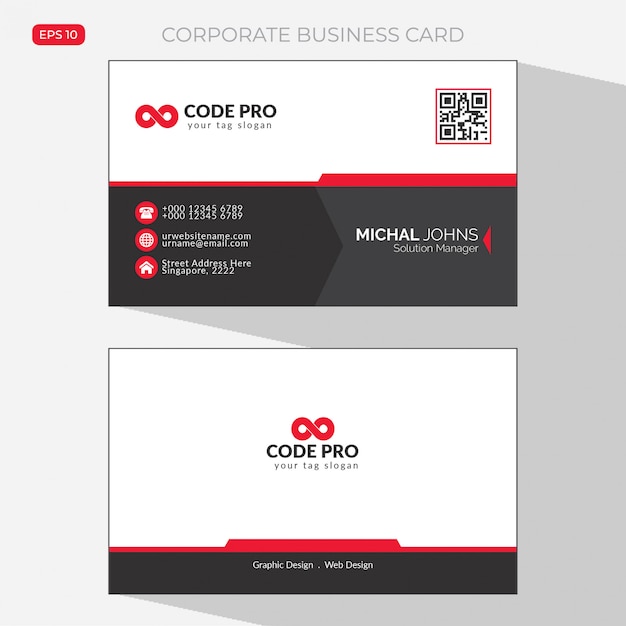 Corporate business card 