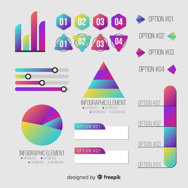 corporate business infographic template, composition of infographic elements