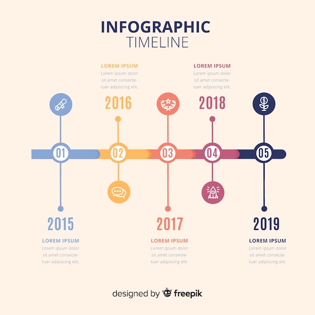 Modello di business aziendale infografica, composizione di elementi di infografica