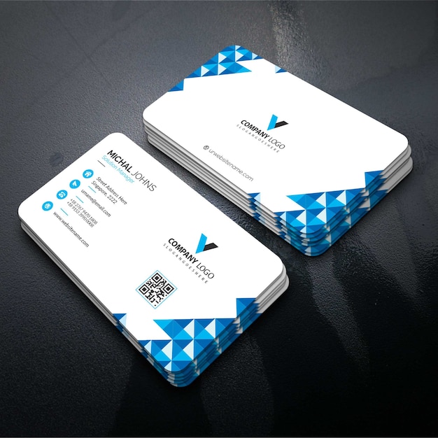 Corporate card template