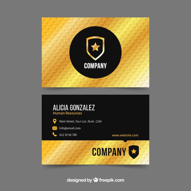 Corporate golden card