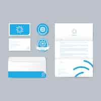 Free vector corporate identity