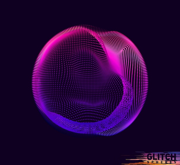 Поврежденная фиолетовая сфера.