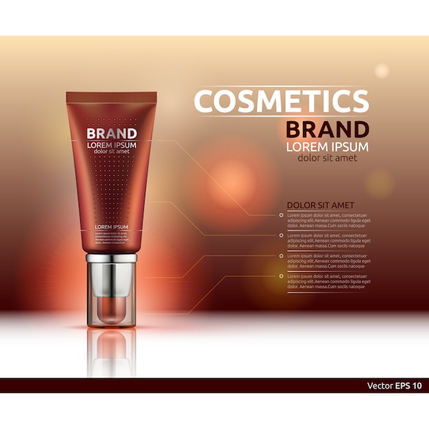 Cosmetic brand template