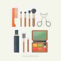 Free vector cosmetic elements design