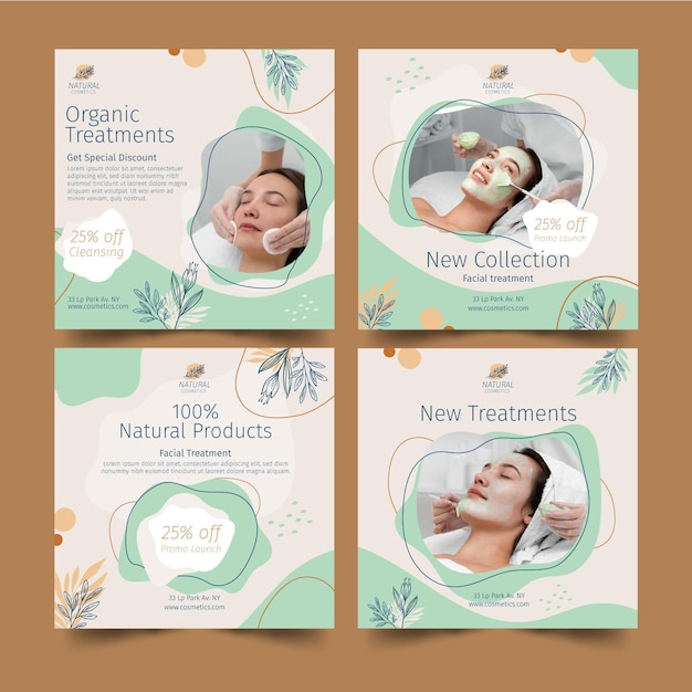 cosmetic instagram post collection