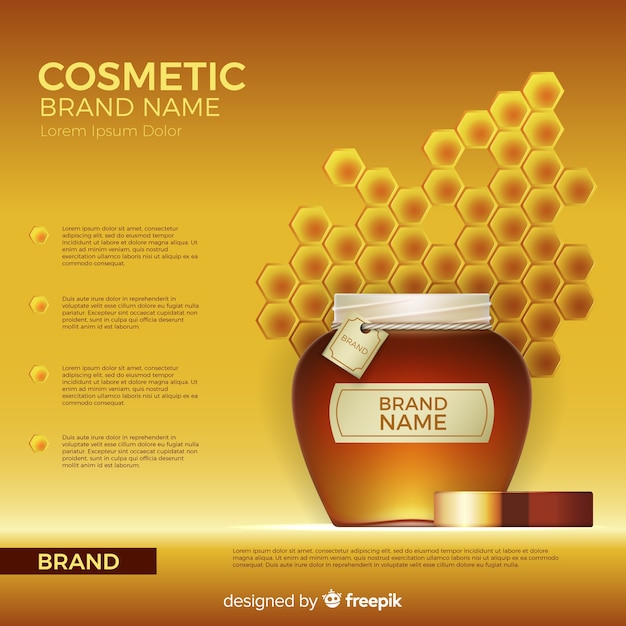 Cosmetic product background 