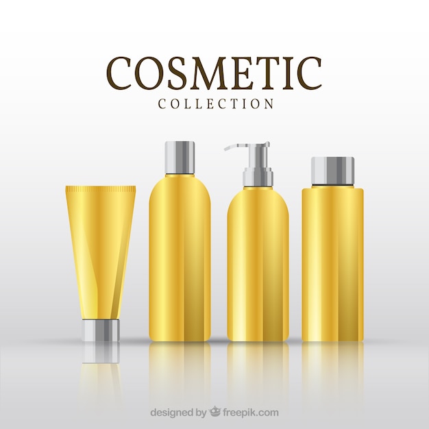 Free vector cosmetic product collection