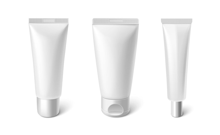 Free Vector cosmetic tube mockup for skincare product