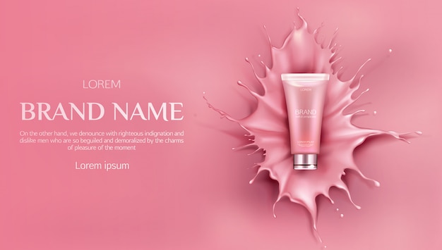 Free vector cosmetics bottle , beauty cosmetic product