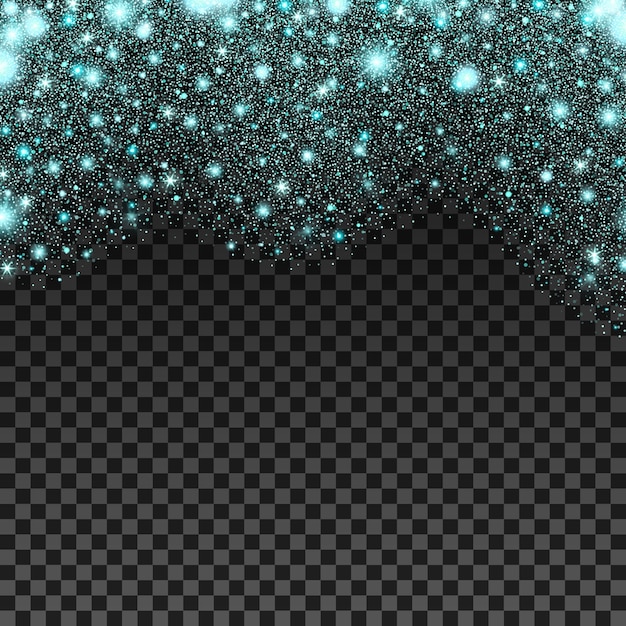 Free vector cosmic blue sparkles drop background