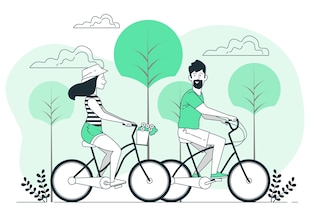  自転車のイラスト