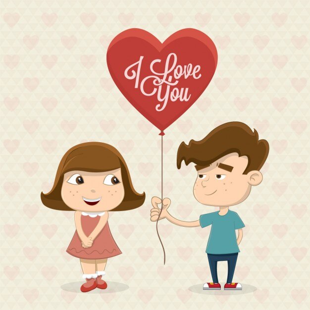 Couple in love background