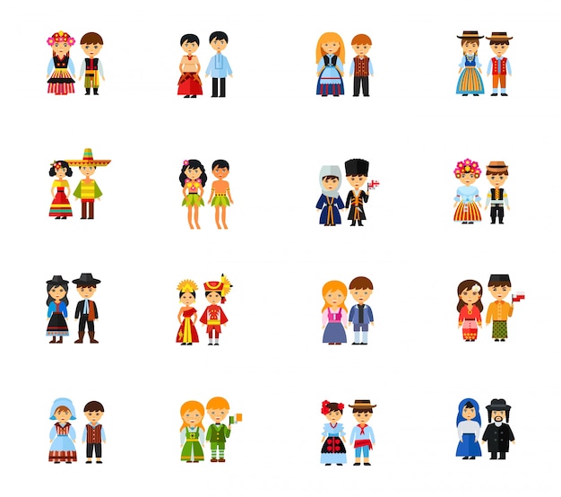 Couples icons collection