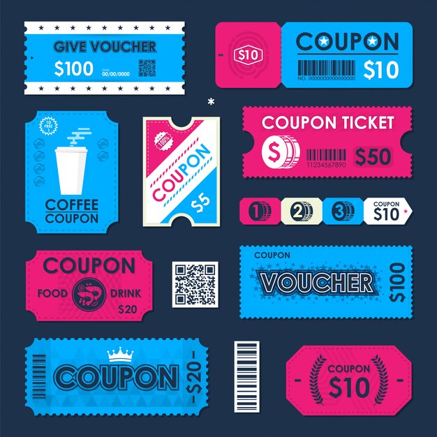 クーポン 画像 無料のベクター ストックフォト Psd