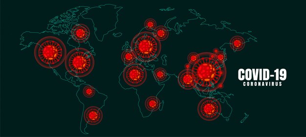 Covid-19 coronavirus global outbreak pandemic disease background