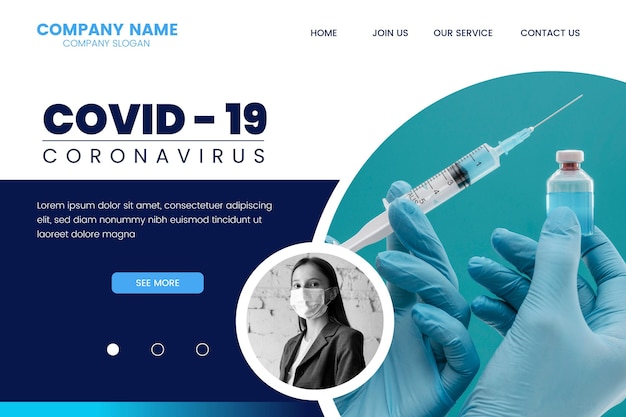 Covid 19 landing page