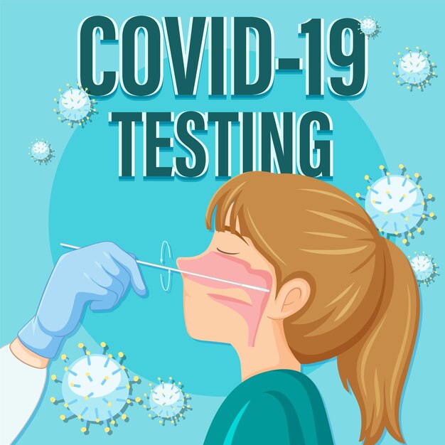 Test covid 19 con kit per il test dell'antigene