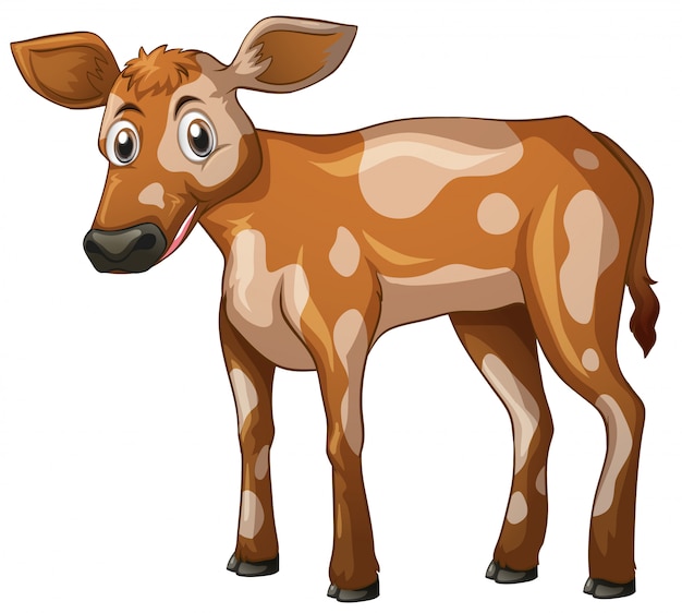 Free vector cow standing