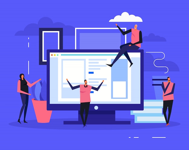 coworking creative team 