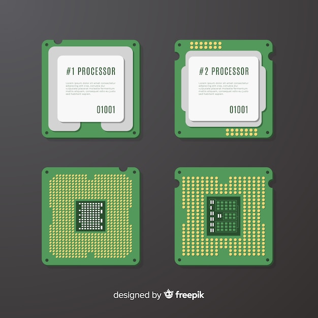 Free vector cpu set