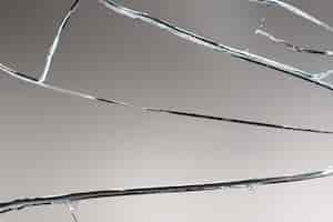 Free vector cracked mirror background vector shattered glass