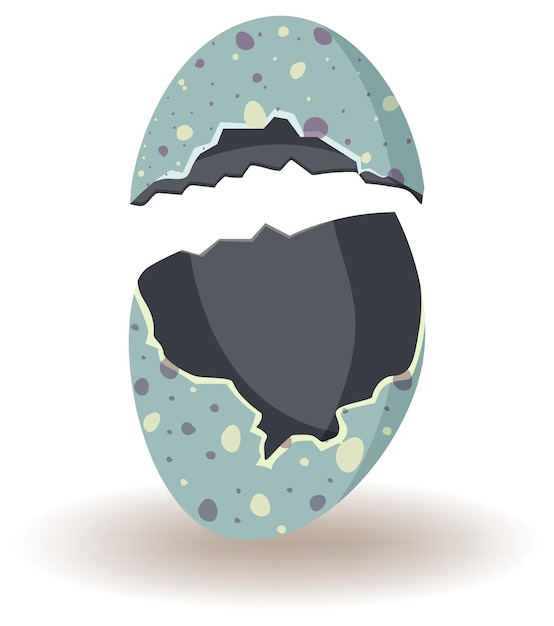 Easter Chocolate BrokenEgg Clip Art Image​