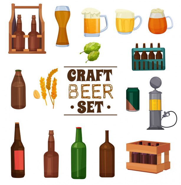 Набор для иллюстрации Craft Beer