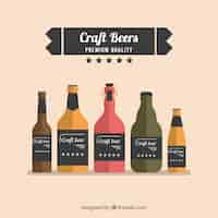 Free vector craft beers