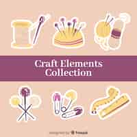 Free vector craft element collection