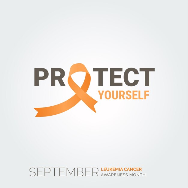 Free vector crafting a cure vector background leukemia cancer initiative