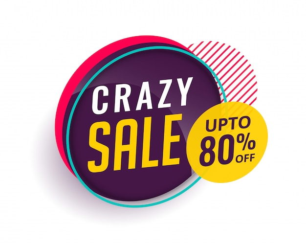 Crazy sale modern banner 