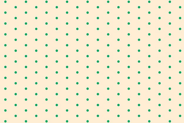 Cream background, polka dot pattern in cute design vector