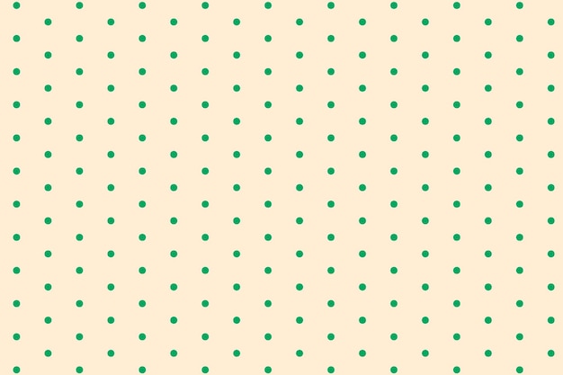 크림 배경, 귀여운 디자인 벡터의 폴카 도트 패턴