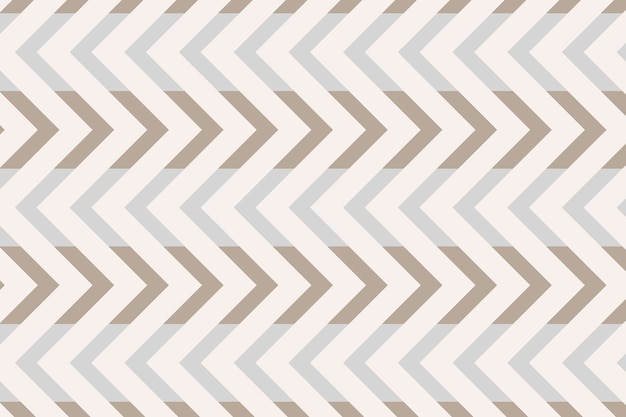 Free vector cream pattern background, pastel zigzag simple design vector